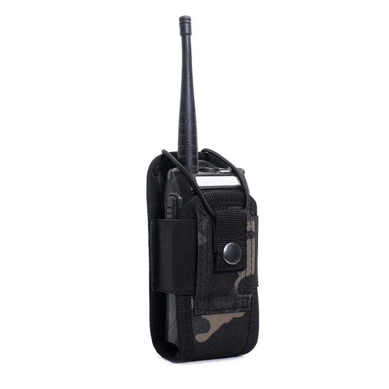 Field Training Molle Radio Walkie Talkie Pouch 1000D Outdoor Portable Radio Interphone Holster Carry Bag Hunting Camping Pocket