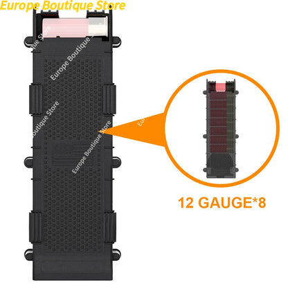 8 Round Polymer Shotgun Shell Holder Tactical Ammo Carrier Mount For Mossberg Remington Style Air Gun Accessories