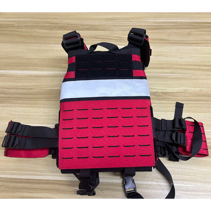 Lightweight Tactical Vest MOLLE Module Quick Disassembly CS Training Equipment Breathable Multifunctional Protection Rescue Vest