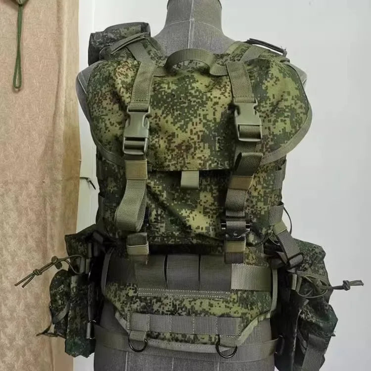700D Nylon Russian Smersh Tactical Vest & Chest Rig Set Army Camo Combat Gear for Airsoft  Hunting Military Style
