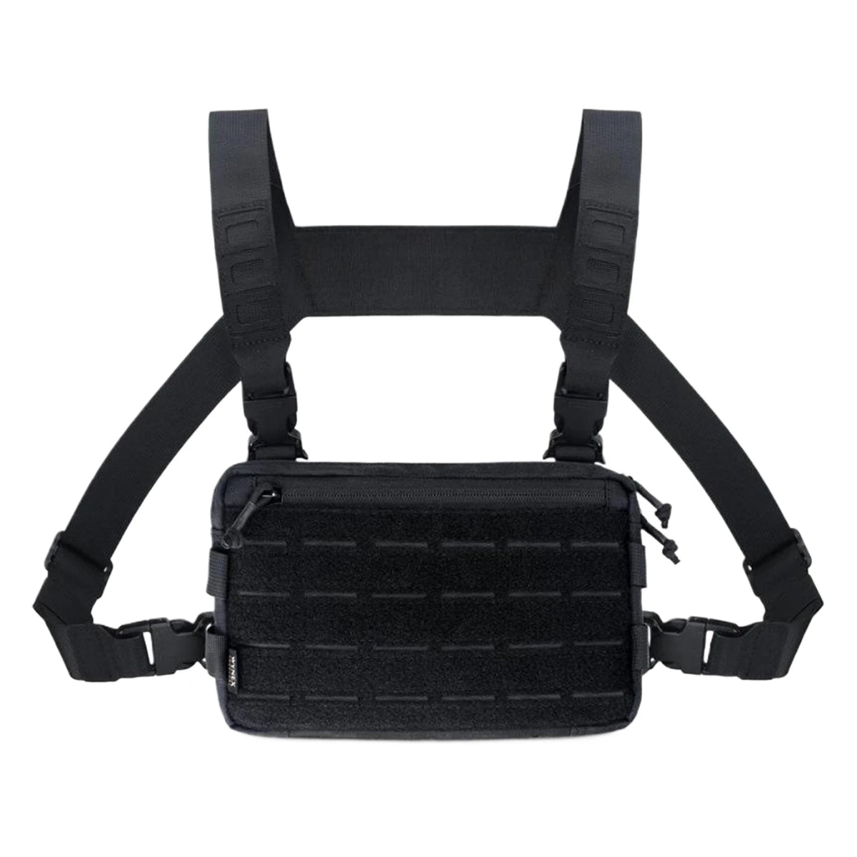 1000D Nylon Tactical Chest Bag Wear-resistant EDC Chest Pack Hip-hop Streetwear Travel Chest Rig for Camping Fishing Sports