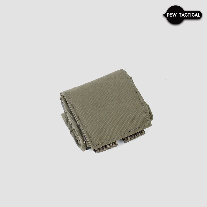 Pew Tactical Mini Dump Pouch Foldable Airsoft ROLL-UP MOLLE Recycling Bag