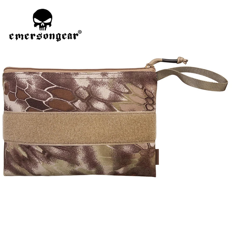 Emersongear Tactical 10x7" File Pocket Bag EDC Pouch Loop Hoop Airsoft Hunting Outdoor Sports Hiking Business Camping Combat