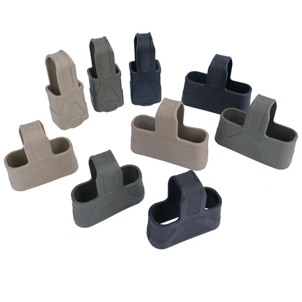 3pcs Tactical Fast Mag Pull Rubber Cage Loops 9mm 5.56 7.62 For Shooting Hunting Paintball Airsoft M4 M16 AK Magazine Assist