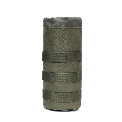 New MOLLE Tactical Water Bottle Holder 600D Nylon Drawstring Water Bottle Pouch for Outdoor Hunting Hiking Camping,6 Colors