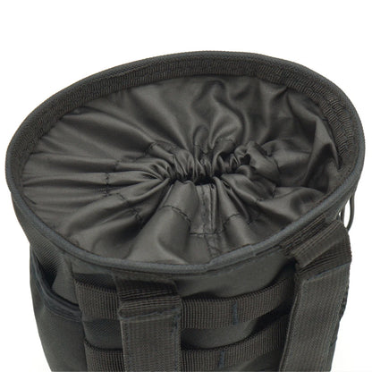 Outdoor Molle Drawstring Magazine Dump Pouch Adjustable Utility Belt Fanny Hip Holster Bag Outdoor Ammo Storage Pack Ammo Bag