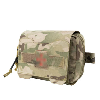 Quick-Release Tactical Trauma First Aid Kit Pouch ATFG Survival Emergency Fanny Pack Medical Storage Bag