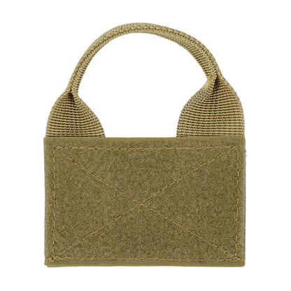 Tactical Backpack Vest Patch Molle Adapter Panel Hook And Ring Converter With Attached ID Patch DIY Patch Bag
