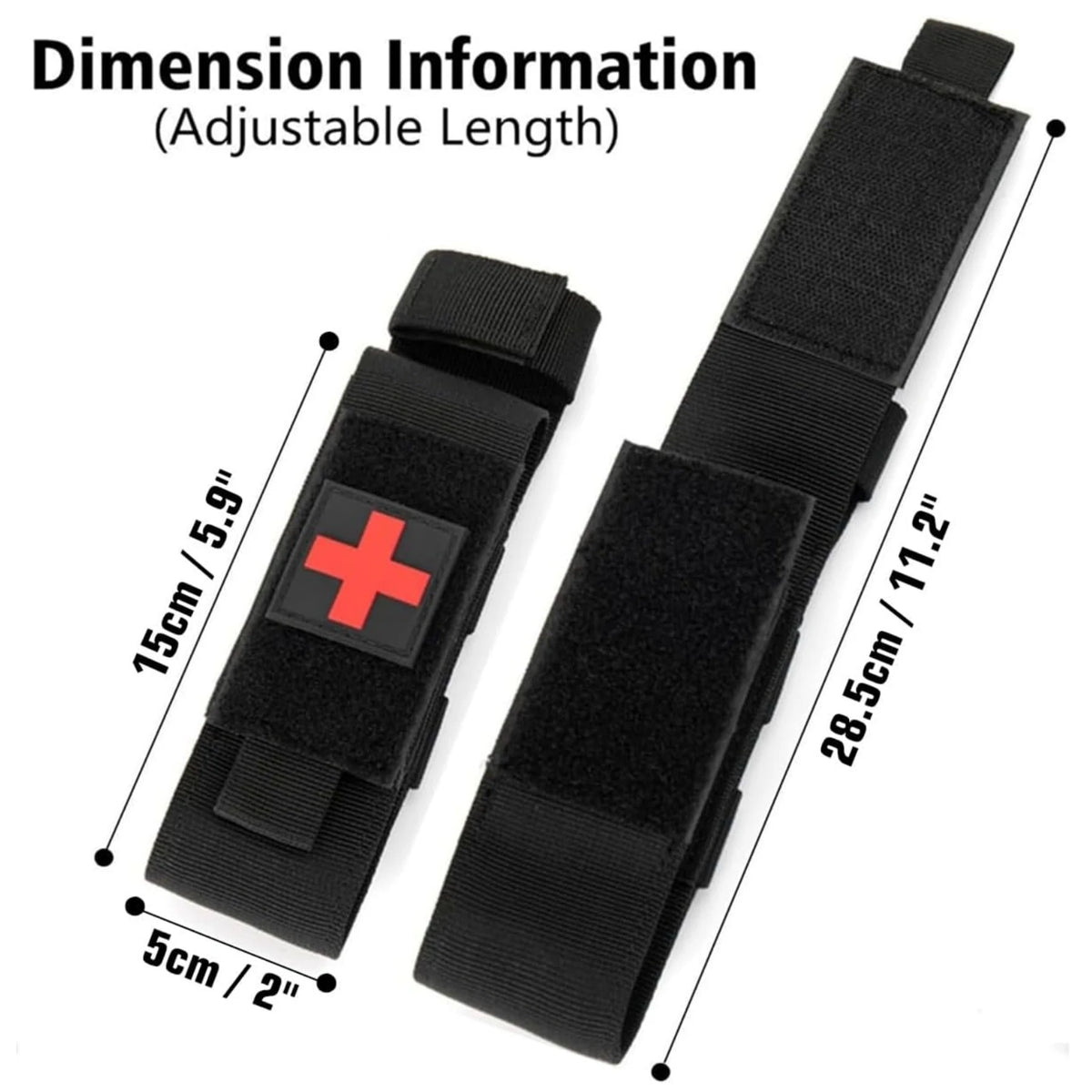 Tactical Molle Tourniquet Holder, Portable TQ Military First Aid Equipment Case & Trauma Medical Shear Pouch