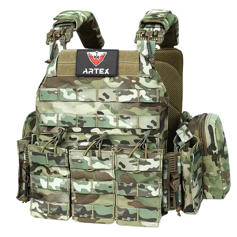Tactical Vest Outdoor Hunting Plate Carrier Protective Adjustable Vest Airsoft Carrier Combat Equipment Outdoor hunting vest