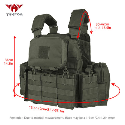 YAKEDA multifunctional lightweight full set with adjustable and freely expandable accessories outdoor hunting vest