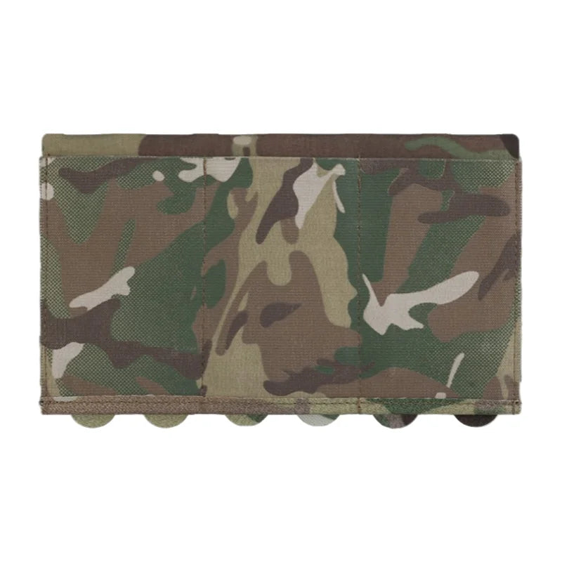 3-Mag Elastic Pouch | Low-Profile MOLLE Holder | Lightweight Triple Magazine Pouch