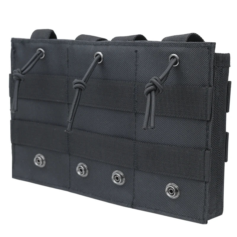 1000D Nylon Magazine Pouch Single Double Triple AR15 M4 5.56 AK 7.62 Holster Molle Airsoft Color Elastic Magnetic Carrier