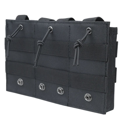 1000D Nylon Magazine Pouch Single Double Triple AR15 M4 5.56 AK 7.62 Holster Molle Airsoft Color Elastic Magnetic Carrier