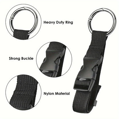 Buckle Backpack Strap Portable Strap with Release Buckle Additional Bag Luggage Strap Belt Jacket Holder