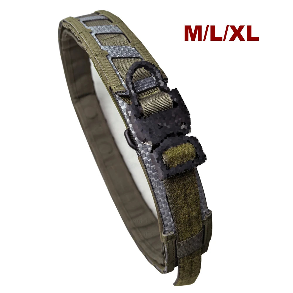 Airsoft Battle Belt Outdoor Hunting Militar Training Tactical Belt MOLLE System Magnetic Waist Belt Ranger Green M/L/XL