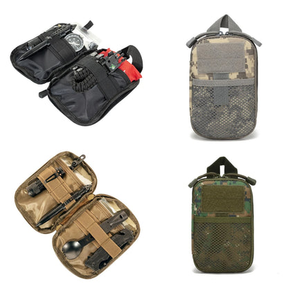 EDC Molle Pouch Small Waist Pack Hiking Camping Hunting Accessories Medical Bag Outdoor Mobile Phone Case Holder Sport EMT Pouch