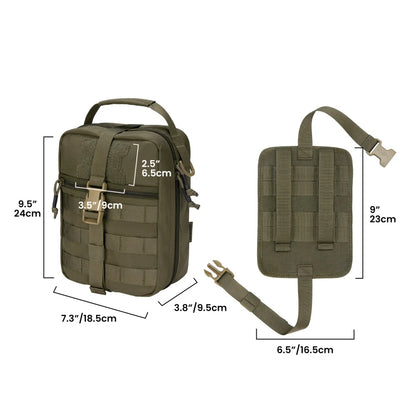 Outdoor EDC Pouch Tactical  Nylon Handbag First Aid Survival Bag Utility Molle Accessory Bag Waist Bag  Portable Storage Bags
