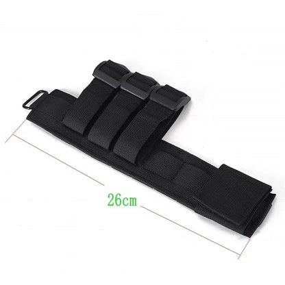 Molle Knife Pouch EDC Tool Holder Adapter Backpack Cinch Fasten Belt Strap PALS Attachment Outdoor Camping Hunting Accessories