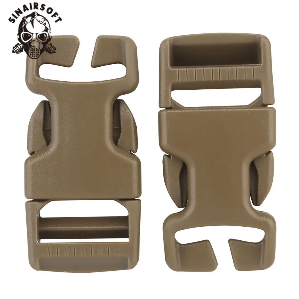 2pcs SRB Side Release Buckle Quick Release Tactical Buckle for MOLLE PALS Webbing Chest Rig Hunting Vest Accessories SINAIRSOFT