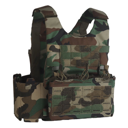 POSEIDON DEFENSE LV-119 Vest Plate Carrier With 5.56 Triple Mag Pouch 6Pcs Side Pouch Build-in Storage Pocket