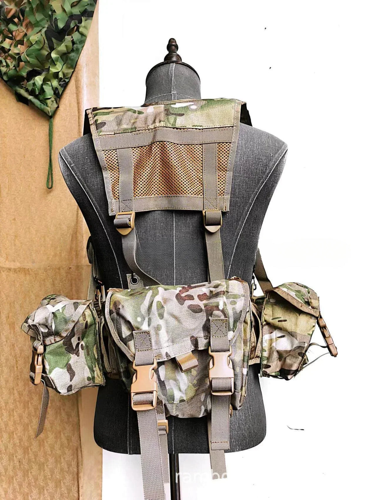 New Russian Camo M-1 Carrying Waistband Combination Set Russian Emr Small Green Man Chest Hanging Tactical Tank Top Combination
