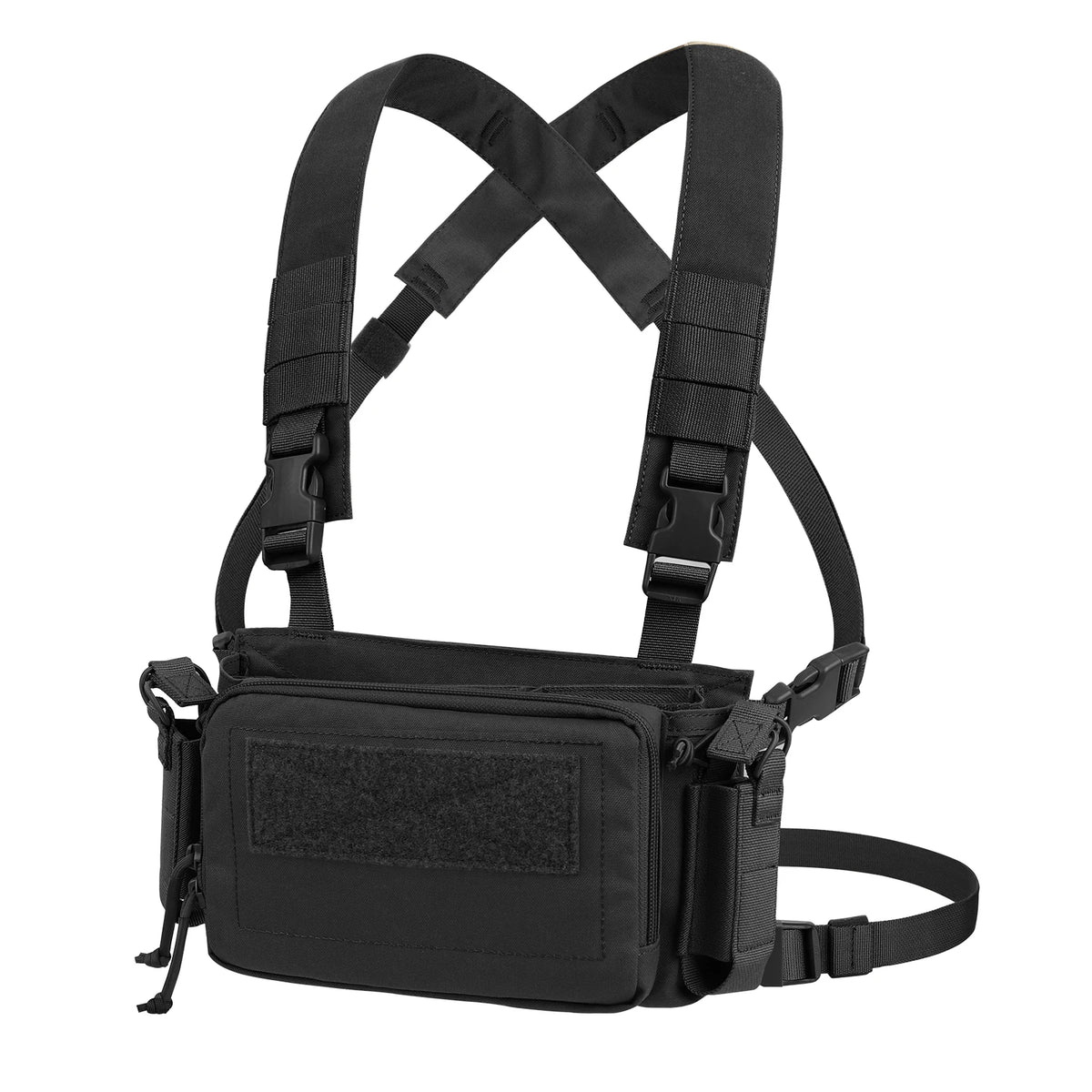 KRYDEX Tactical Micro D3CR Chest Rig with Triple 5.56 7.62 9mm Magazine Pouch Adjustable Strap Hunting D3CRM Gear Accessories