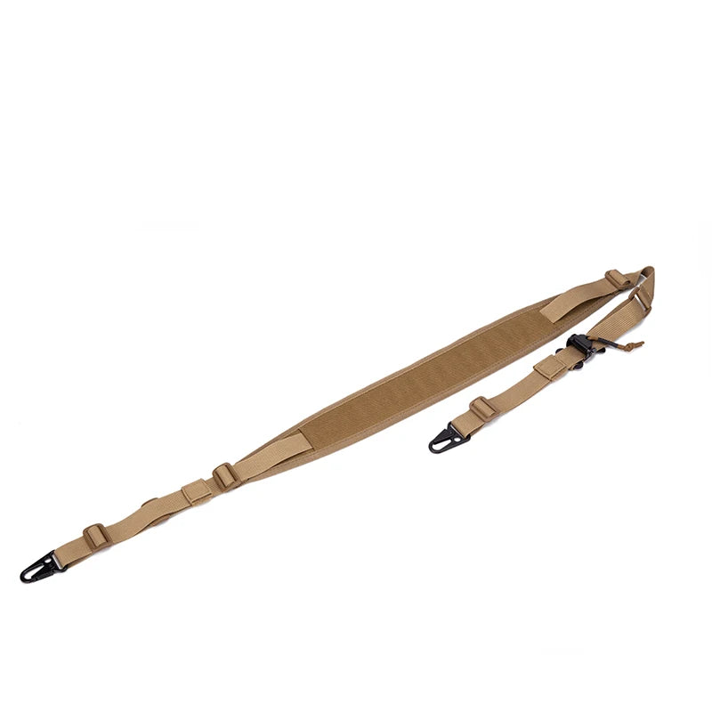 Tactical Rifle Sling Modular Strap Removable 2 Point / 1 Point 2.25" Padded Combat Shooting Hunting Accessories
