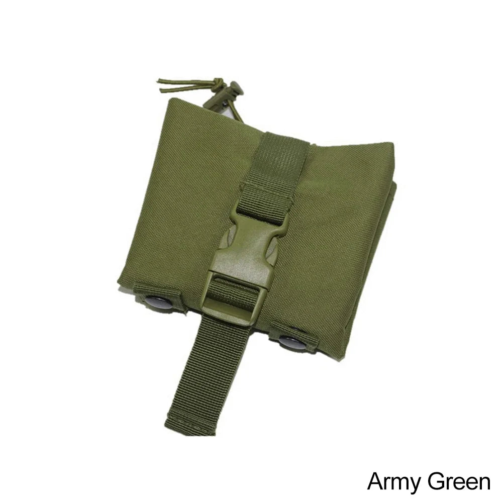 Molle Folding Tactical Magazine Dump Drop Pouch Hunting EDC Bag Foldable Utility Recovery