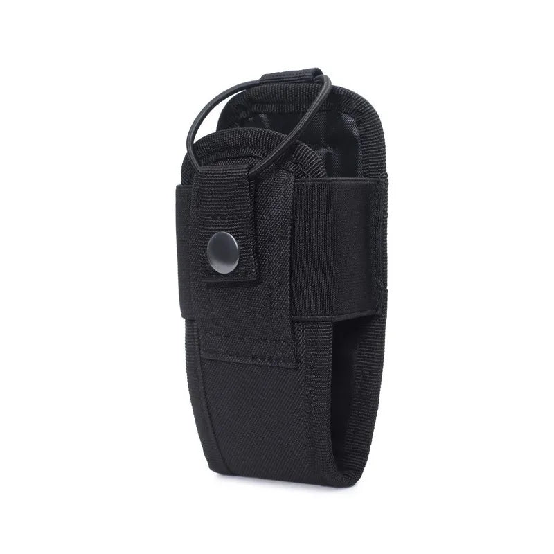 Molle Radio Walkie Talkie Pouch Outdoor Portable Interphone Holster Carry Bag for Hunting Camping Interphone Holster Pocket Bag