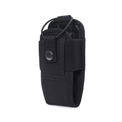 Molle Radio Walkie Talkie Pouch Outdoor Portable Interphone Holster Carry Bag for Hunting Camping Interphone Holster Pocket Bag