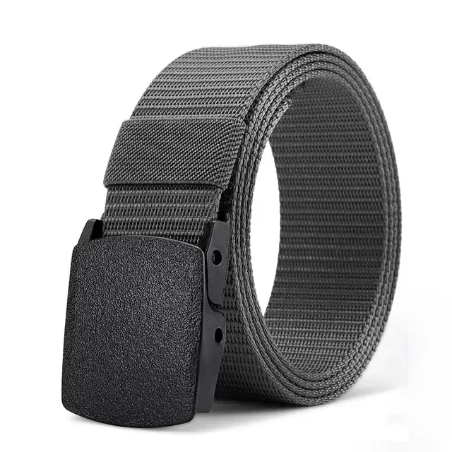 New Automatic Buckle Nylon Belt Outdoor Hunting Multifunctional Tactical Canvas Belt High Quality Men Belt