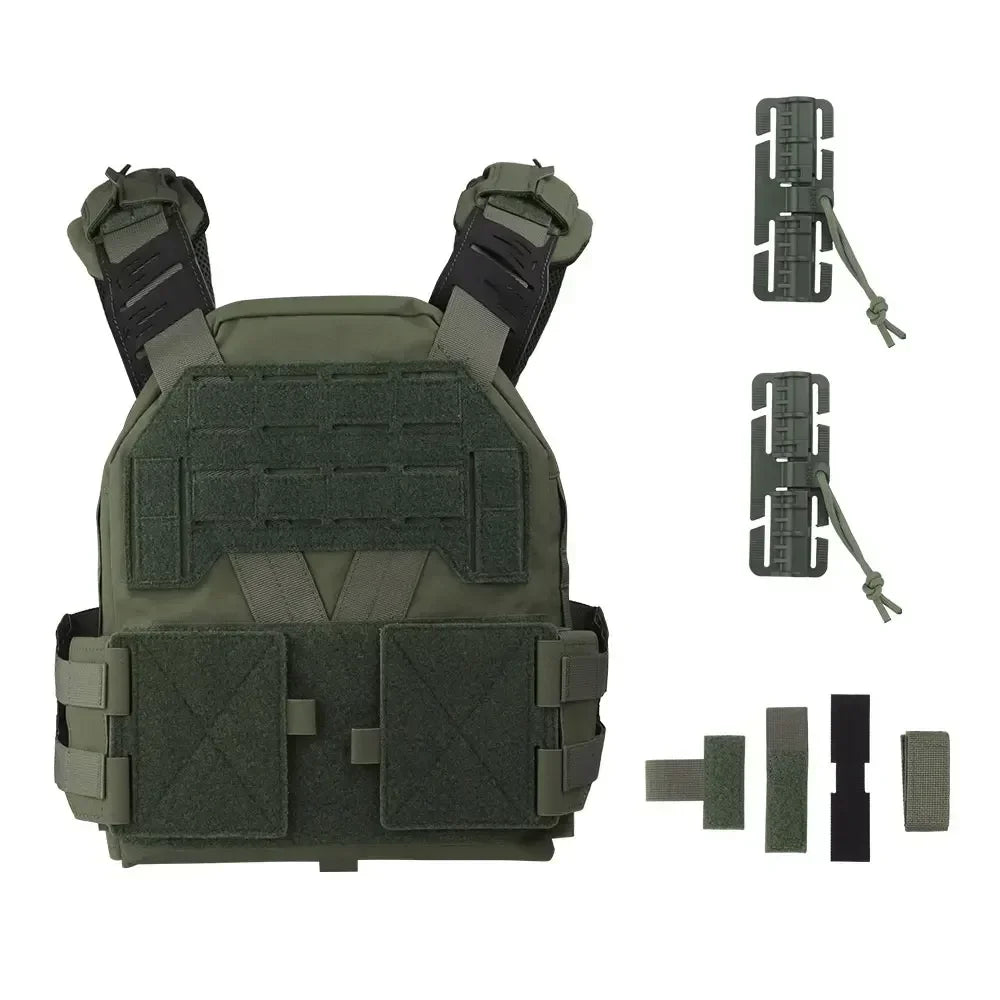 KZ Tactical Vest Quick Release Military Hunting Vest Comfort Lightweight Utility MOLLE Combat Army Body Armor Airsoft Gear