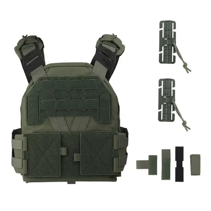 KZ Tactical Vest Quick Release Military Hunting Vest Comfort Lightweight Utility MOLLE Combat Army Body Armor Airsoft Gear