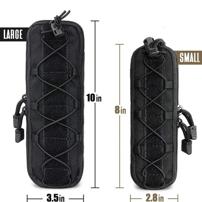 Nylon EDC Knife Sheath Molle System Pouch Folding Knife Holder For Belt Outdoor Daily Carry