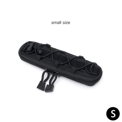 Tactical Molle Knives Pouch EDC Knife Holder Bag Pocket Nylon Outdoor Hunting Camping Flashlight Holster Small Waist Bag