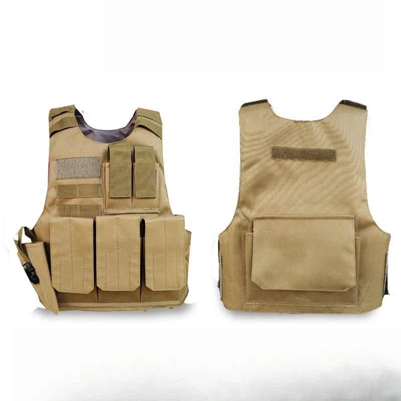 Children Combat Camouflage Vest Kids Airsoft Vests Outdoor Paintball Tactical Waistcoat CS Gear Boys Girl Sniper Army Uniform