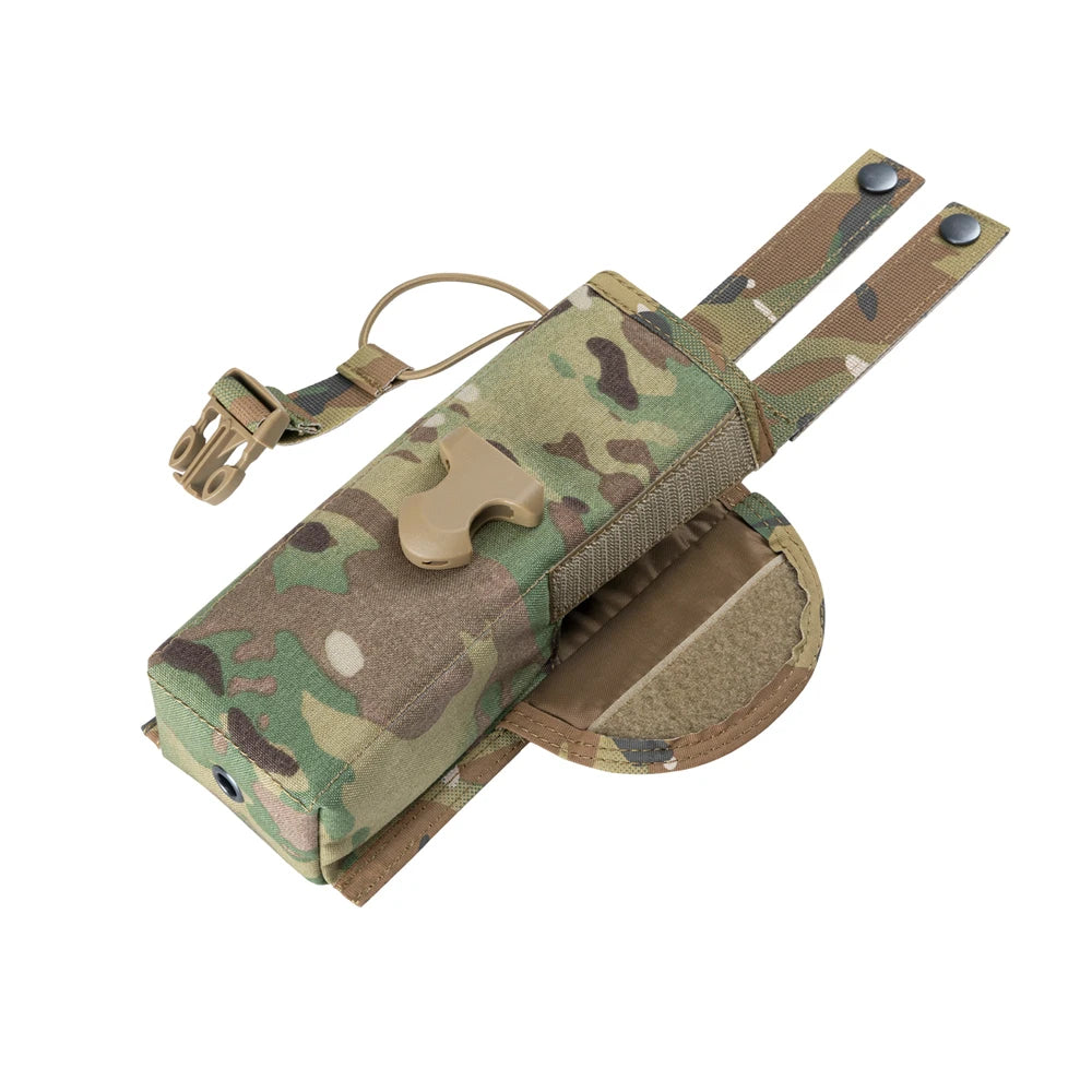 Tactical Molle Radio Walkie Talkie Pouch Waist Bag Holder Pocket Portable Interphone Holster PRC 148/152 Radio Pouch Hunting