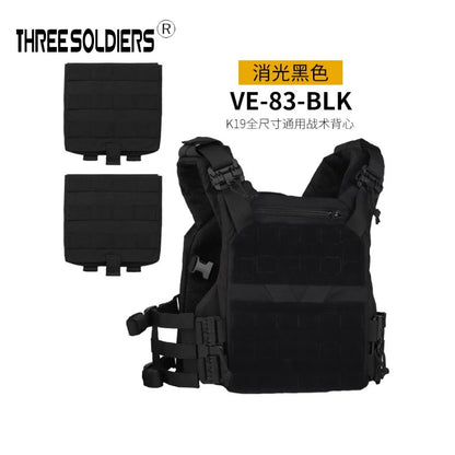 Full Size CS Tactical Load Vest, Outdoor Expansion Training Protective Vest, Quick-Release Vest, Scratch-Resistant Breathable