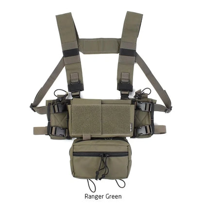 Pew Tactical MK4 Chest Rig System D3 500D Original Matte Fabric AIRSOFT Hunting