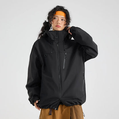 CHRLCK Men Women Hiking 3-in-1 Jackets Waterproof New Windproof Windbreaker Camping Climbing Trekking Outdoor Jacket Unisex