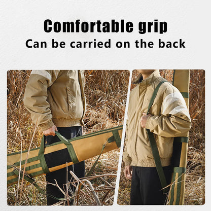 Tactical Rifle Bag 130cm Weapons Transport Case Shotgun Bag Molle Hunting Gun Carrier Pouch Soft Padded Case with Shoulder Strap