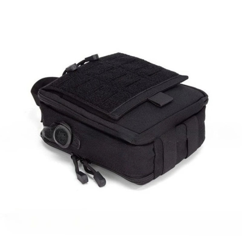 Tactical MOLLE First Aid Pouch 600D Nylon Water Resistant Medical Bag EDC Organizer for Outdoor Hiking Camping Hunting