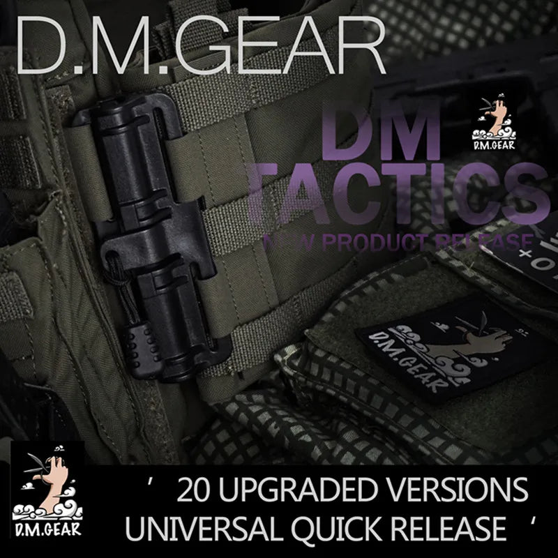 Tactical Vest Universal MOLLE Quick Release Buckle Set Cummerbund Adapter for JPC CPC AVS 6094 420 Vest