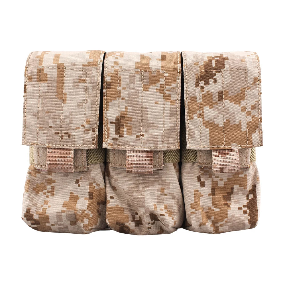 Emersongear For LBT Style Triple Magazine Pouch MOLLE Combat Mag Bag Outdoor Holder Airsoft Hunting Trekking Nylon