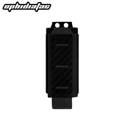 OphidianTac Magazine Pouch 9mm Single Double Triple Magazine Carrier Carbon Fiber MOLLE System Bullet Magazine Pouch