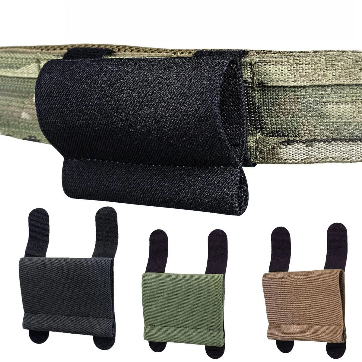 1 PC Tactical Fixing Strap with Magic Tape Portable Sleeve Holder Outdoor Tactical Belt Combat Waistband Gear Accessory Supply