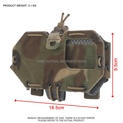 MOLLE Map Navigation Mount Tactical Phone Case H Style Smartphone Admin Panel for Airsoft Hunting Vest Plate Carrier Accessories