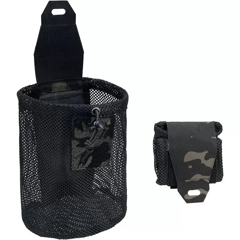 Tactical Belt Hanging Bagging MOLLE Dump Bag Hunting Gear Lightweight Fabric Adjustable Close Hunting Storage Bag