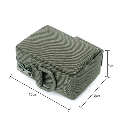 Mini EDC Tactical Molle Pouch Belt Waist Pack Key Wallet Utility Outdoor Sports Accessories Hiking Hunting Campass Holder Bag